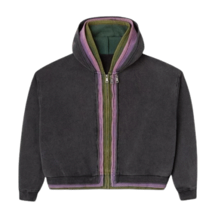 The GV Gallery Raspberry Hills Red Spliced Hoodie